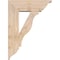 Ekena Millwork Funston Traditional Smooth Bracket w/ Offset Brace, Douglas Fir, 7 1/2"W x 22"D x 30"H BKT0806X22X30FST01SDF - alternate 3